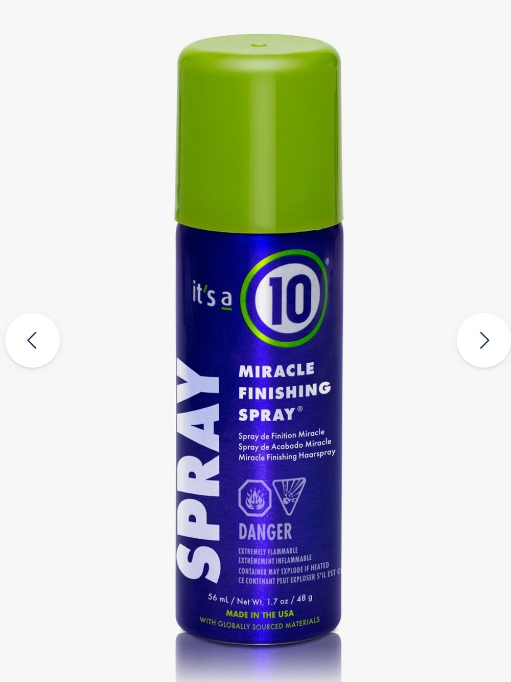 It's a 10 Miracle Finishing Spray Mini 1.7oz BRAND NEW